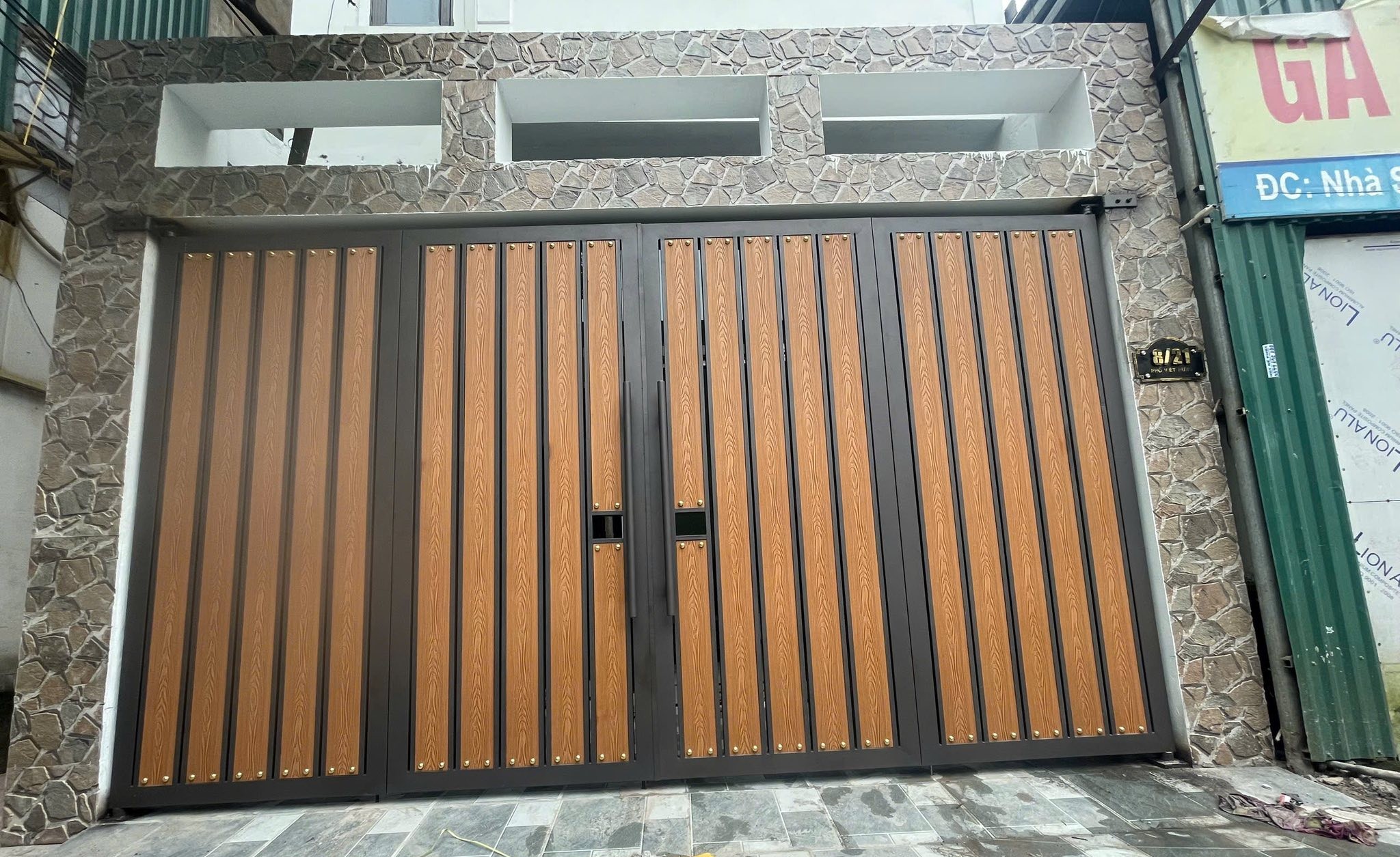 Dự án cổng decor theo kiến trúc