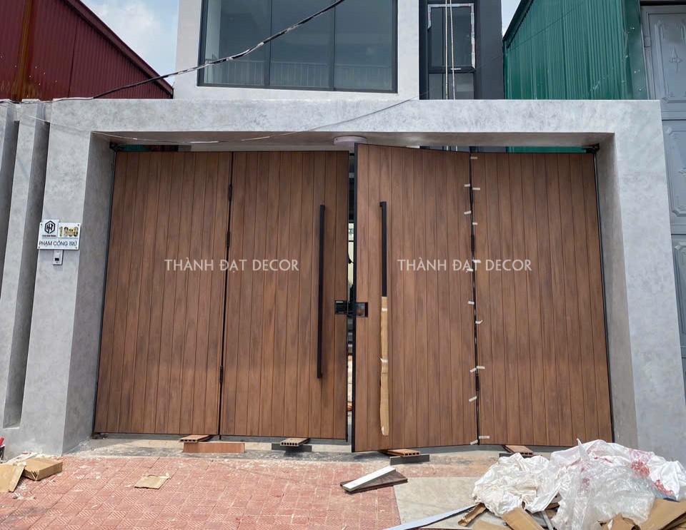 Dự án cổng decor theo kiến trúc